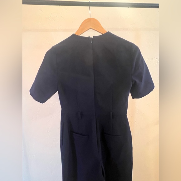 Banana Republic Factory Sleeveless Jumpsuit, Black, Size 0 Petite - Picture 3 of 8